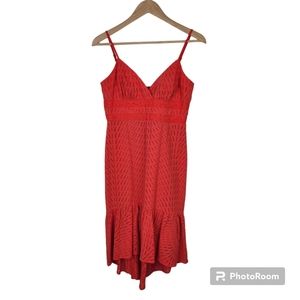 Trina Turk Red Midi Dress